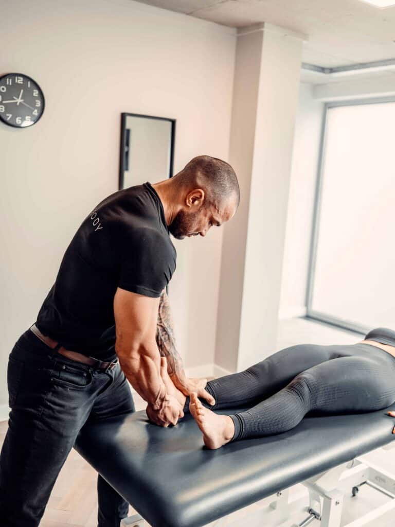 foot pain rehab at London physio clinic One Body LDN