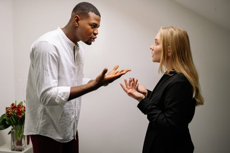 Disagreement between two people reflecting poor clinic attitude issues - One Body LDN Disagreement between two people reflecting poor clinic attitude issues