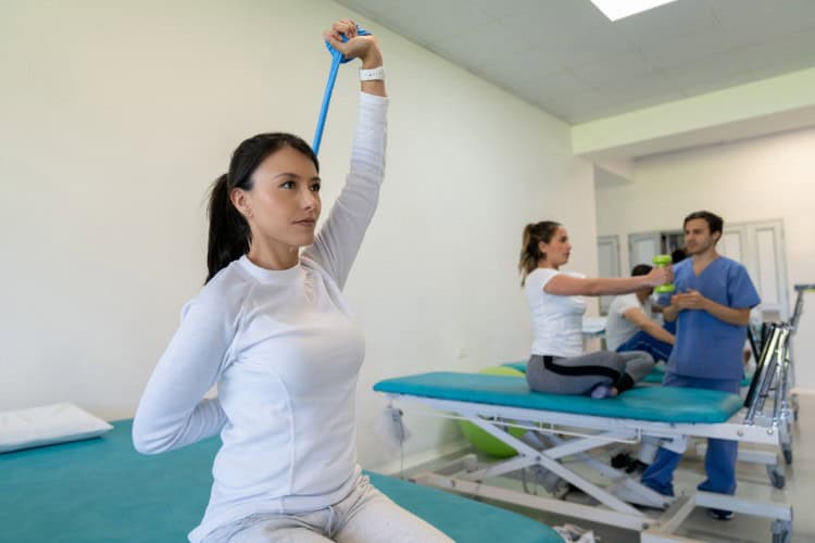 Multiple sessions of sports physio with guided rehabilitation exercises