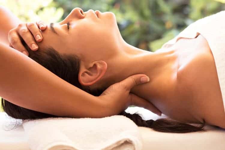 Peaceful massage session at top London sports clinic