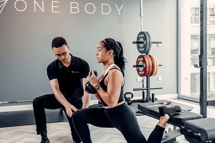 Woman exercising to help with knee pain