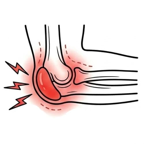 Postural-or-Overuse‑Related-Pain with red spot indicate pain